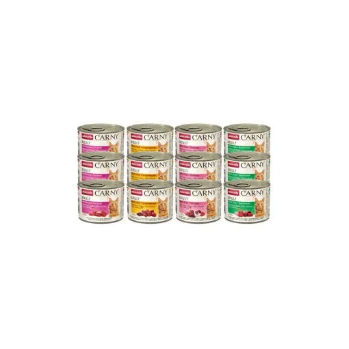 animonda Carny nourriture humide pour chat adulte, assortiment de viandes 12x200 g Pack mix 2