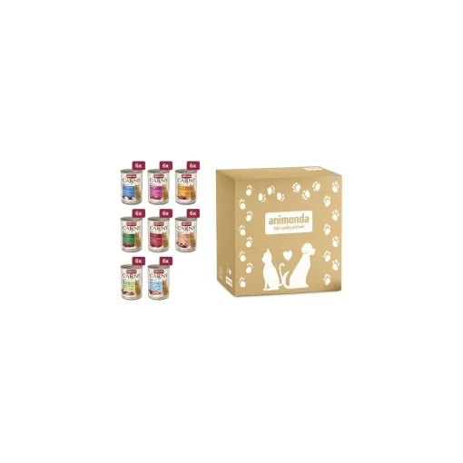 animonda Carny nourriture humide pour chat adulte Megapack 8 x 6x400 g