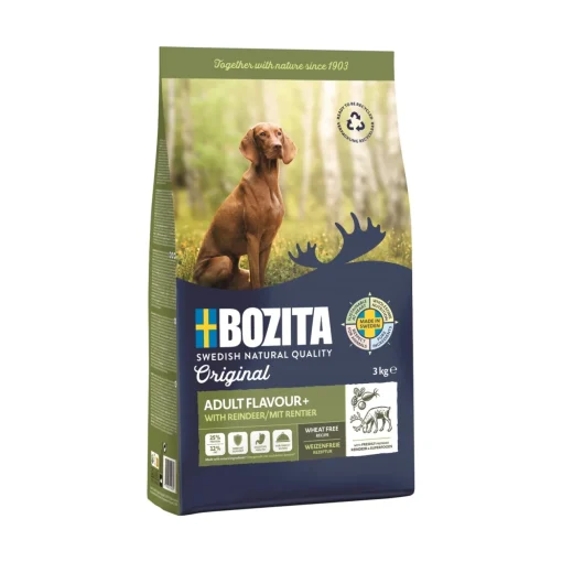 BOZITA Original croquettes pour chiens Adult Flavour+ 3kg 3 kg
