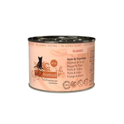 Catz finefood Nourriture humide chat Classic Adult N° 25 poulet et thon 6x200 g