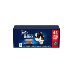 Felix Nourriture humide pour chat Sensations en gelée et mix de variétés 44 x 85 g Variétés panachées