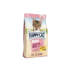 HAPPY CAT Minkas Croquettes Chat Junior, Care, Volaille 1,5 kg