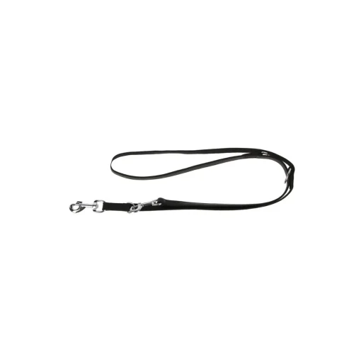 Kerbl Laisse VEGAS, noire, boucle ouvrable 22 mm 240 cm