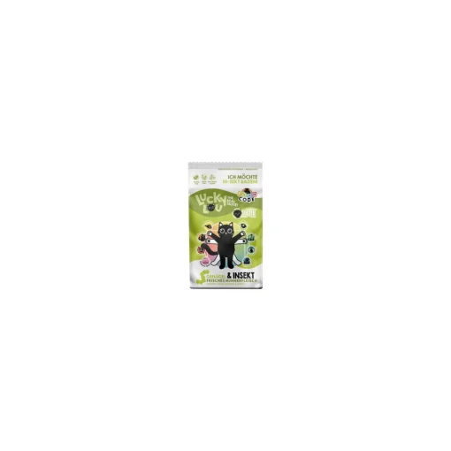 Lucky Lou Food Code Croquettes pour chat, Adulte, Volaille et Insectes 1,7 kg