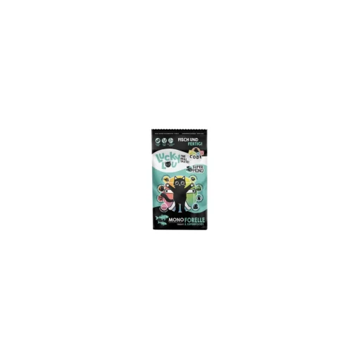 Lucky Lou Food Code croquettes pour chat, adulte, mono, truite 340 g