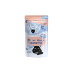 Lucky Lou Nourriture humide chat adulte Volaille et faisan 16x125 g