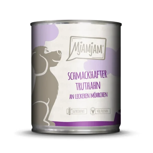 MjAMjAM 6x800 g Dinde et petites carottes 6x800 g