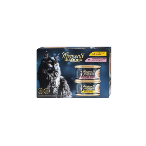 MOMENTS Nourriture humide Diamond chat Adult Soufflé MultiPack12 x 85 g