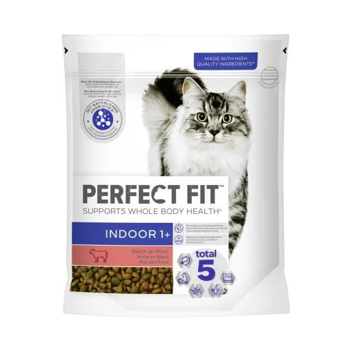 PERFECT FIT Sacs Indoor 1+ Bœuf 6x750 g