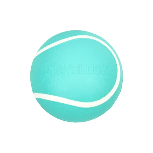 Playology Squeaky Chew Ball Peanut Butter Medium