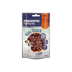 PREMIERE Mini Cubes Poulet aux carottes et aux épinards 10 x 70 g