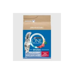 Purina ONE Croquettes pour Chat Stérilisé au Bœuf et au Blé 3 kg