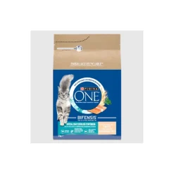Purina ONE Croquettes pour Chat Stérilisé d'Intérieur à la Truite 3 kg