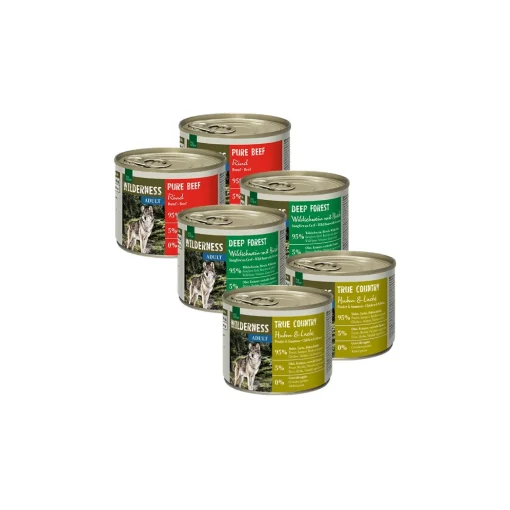 REAL NATURE Pack mixte Wilderness Adult I 6 x 200 g