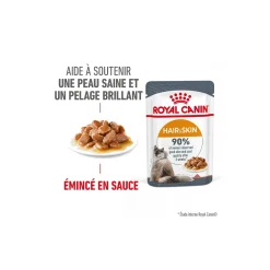 ROYAL CANIN Hair & Skin en sauce 12x85 g