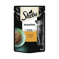 Sheba Délicatesse en gelée 28 x 85 g Dinde