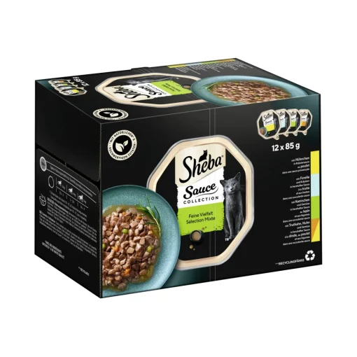 Sheba Multipack Sauce Collection Fine variété 12 x 85 g